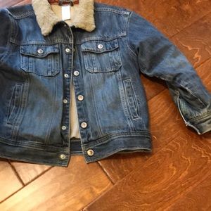 Boys size 8 denim coat.